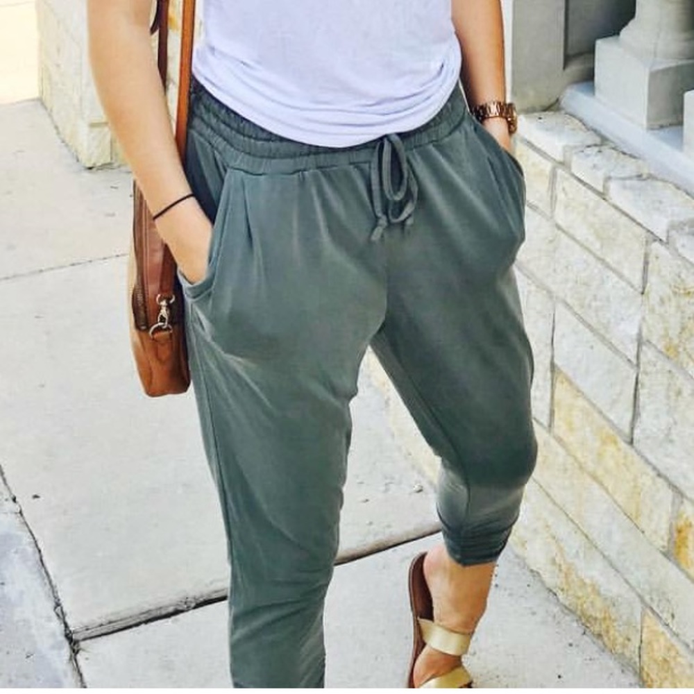 Army Green Joggers